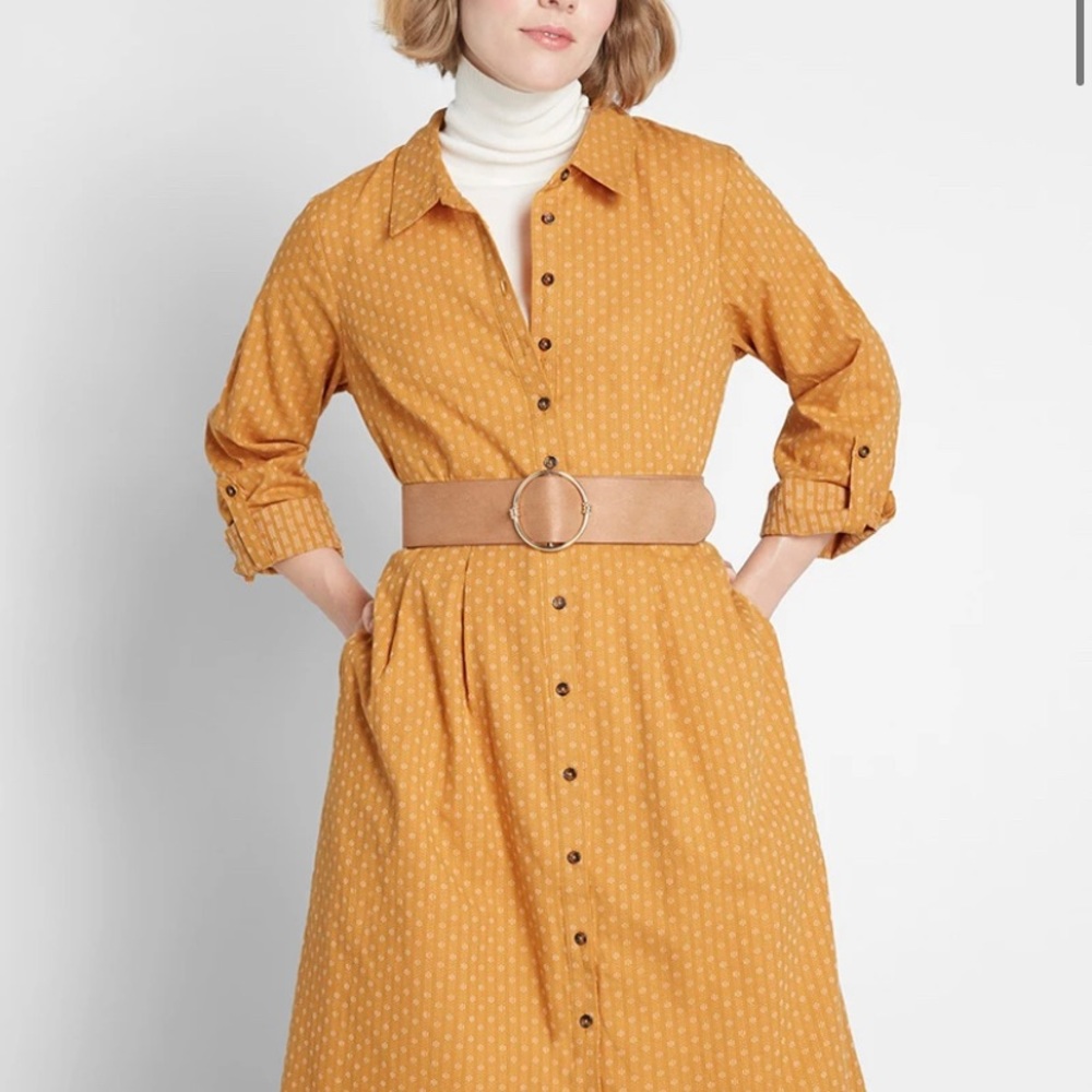 Modcloth Broadcast Coordinator Shirt Dress